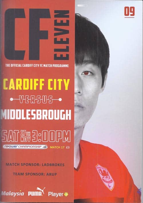 Cardiff City FC v Middlesbrough FC